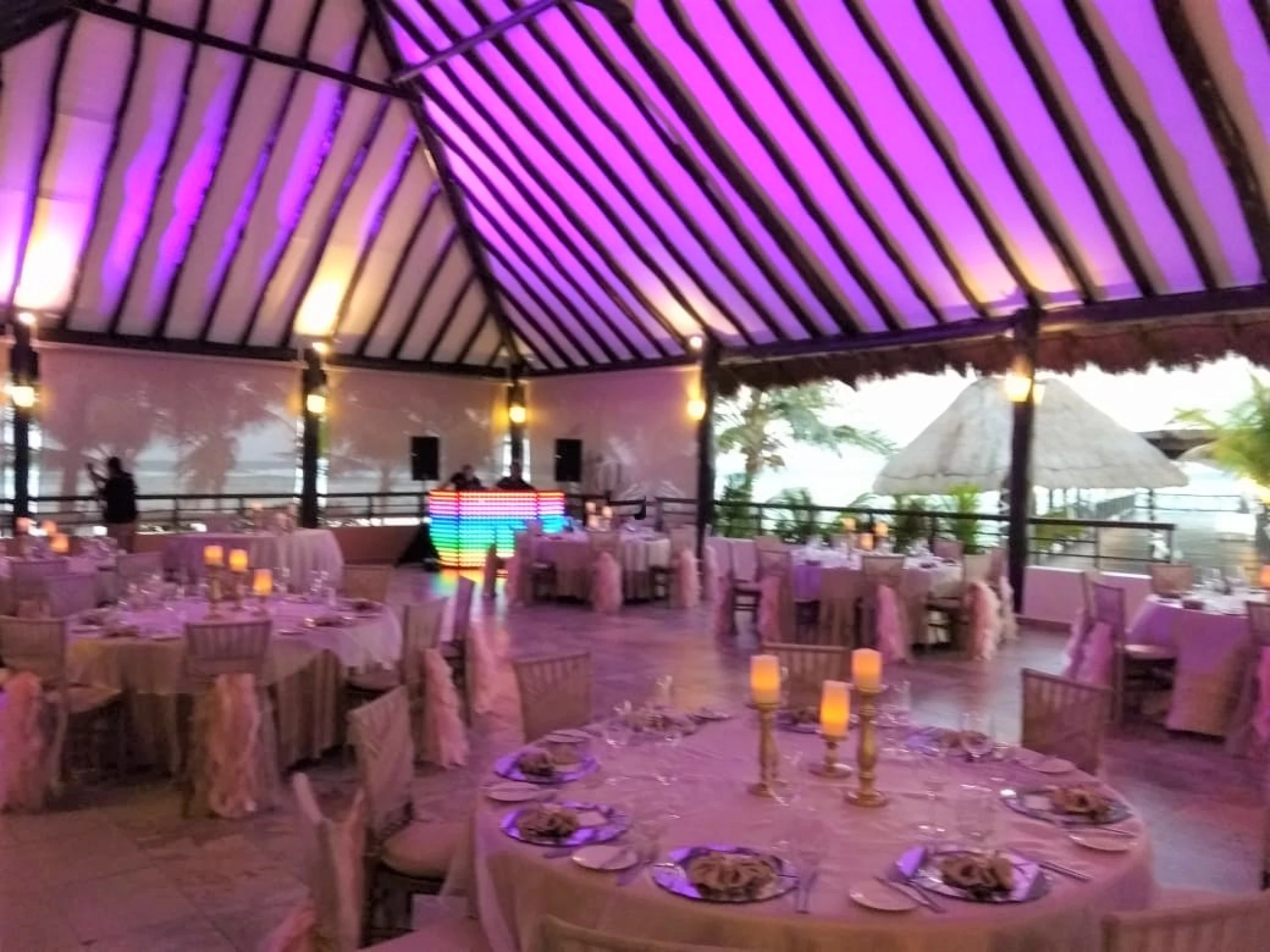 Palapa Kantenah venue at El dorado seaside suites