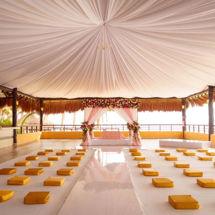 Indian wedding in Palapa Kantenah venue at El dorado seaside suites