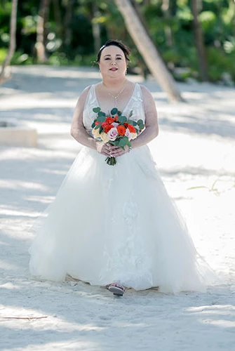 bride walking down the isle