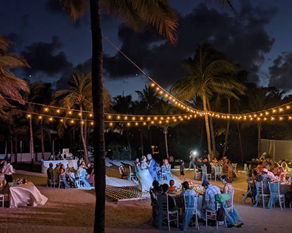 wedding couple dancing at their reception