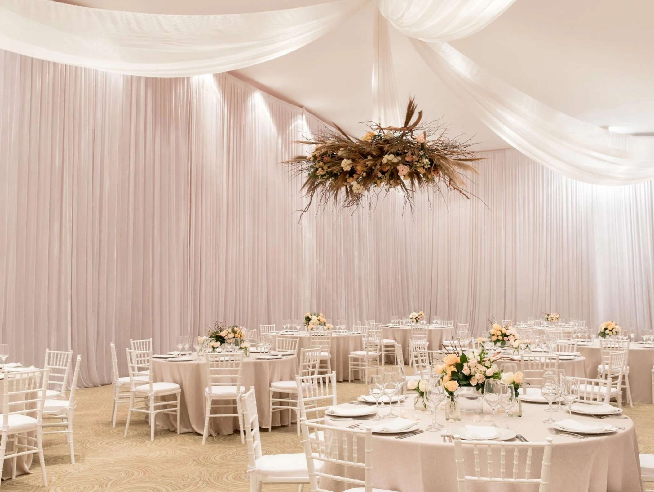 ballroom for wedding receptions at Excellence Playa Mujeres