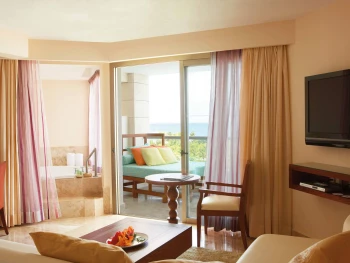 Excellence Playa Mujeres junior suite with oceanview balcony