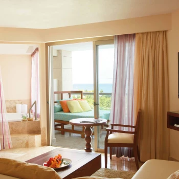 Excellence Playa Mujeres junior suite with oceanview balcony