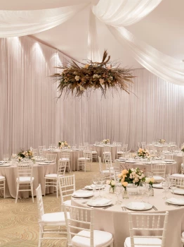 Excellence Riviera Cancun indoor wedding reception area
