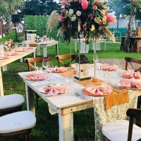 The Fives Beach Hotel & Residences garden wedding reception