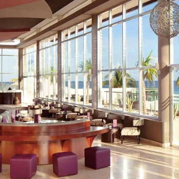 The Fives Beach Hotel & Residences sky bar overlooking ocean