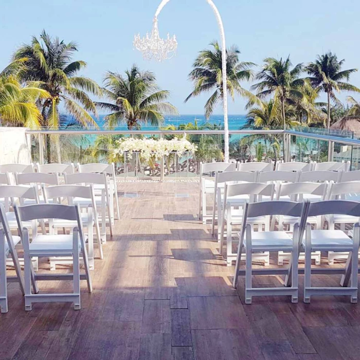 The Fives Beach Hotel & Residences sky terrace wedding venue