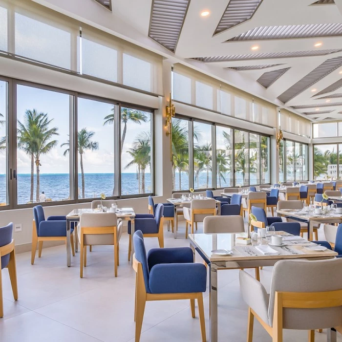 Blanca blue restaurant at Garza blanca Resort and Spa