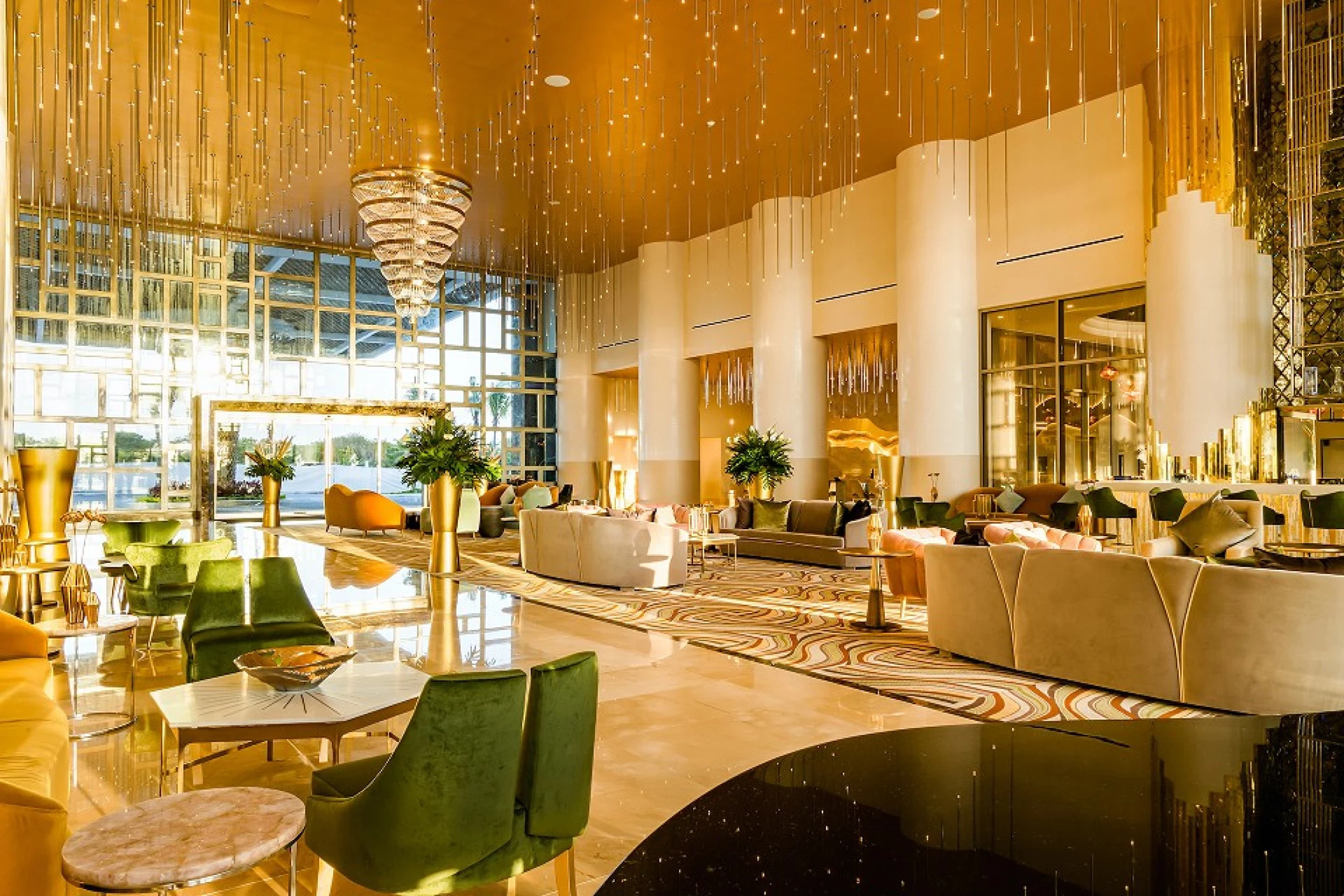 Lobby at Garza blanca Resort and Spa