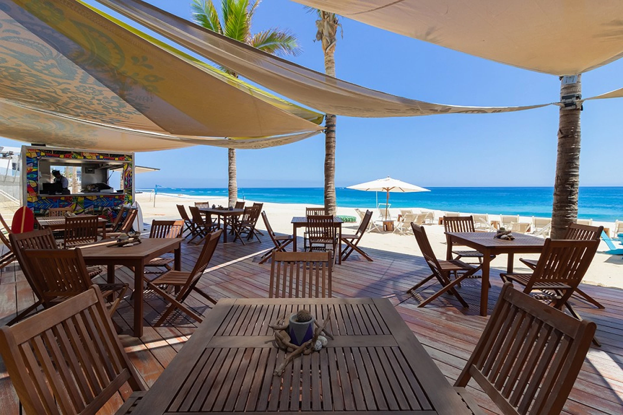 Food Truck Beach Raw Bar at Garza Blanca Resort & Spa Los Cabos