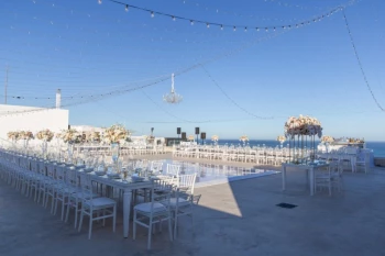 Dinner reception decor at Garza Blanca Resort & Spa Los Cabos