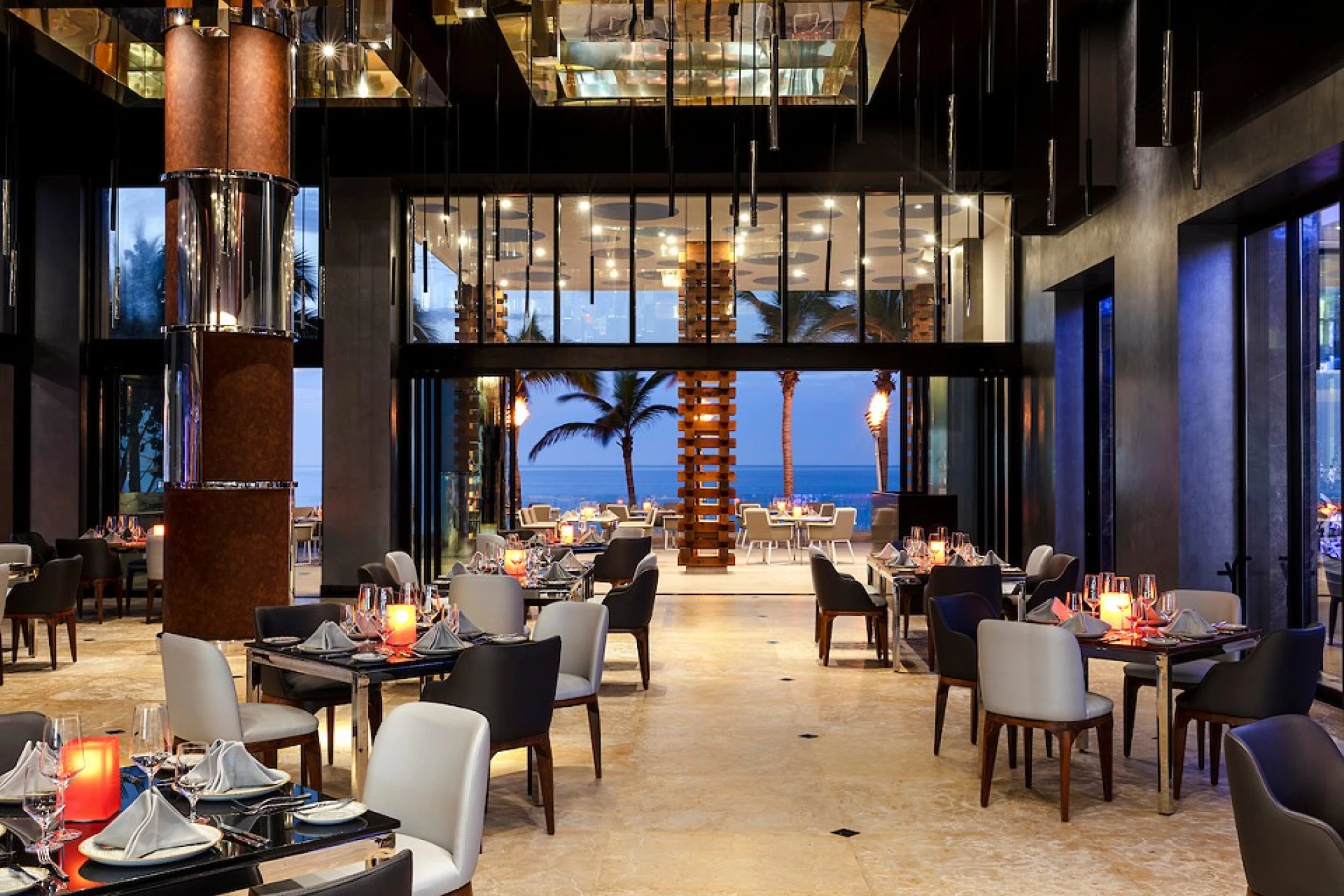 Hiroshi restaurant at Garza Blanca Resort & Spa Los Cabos