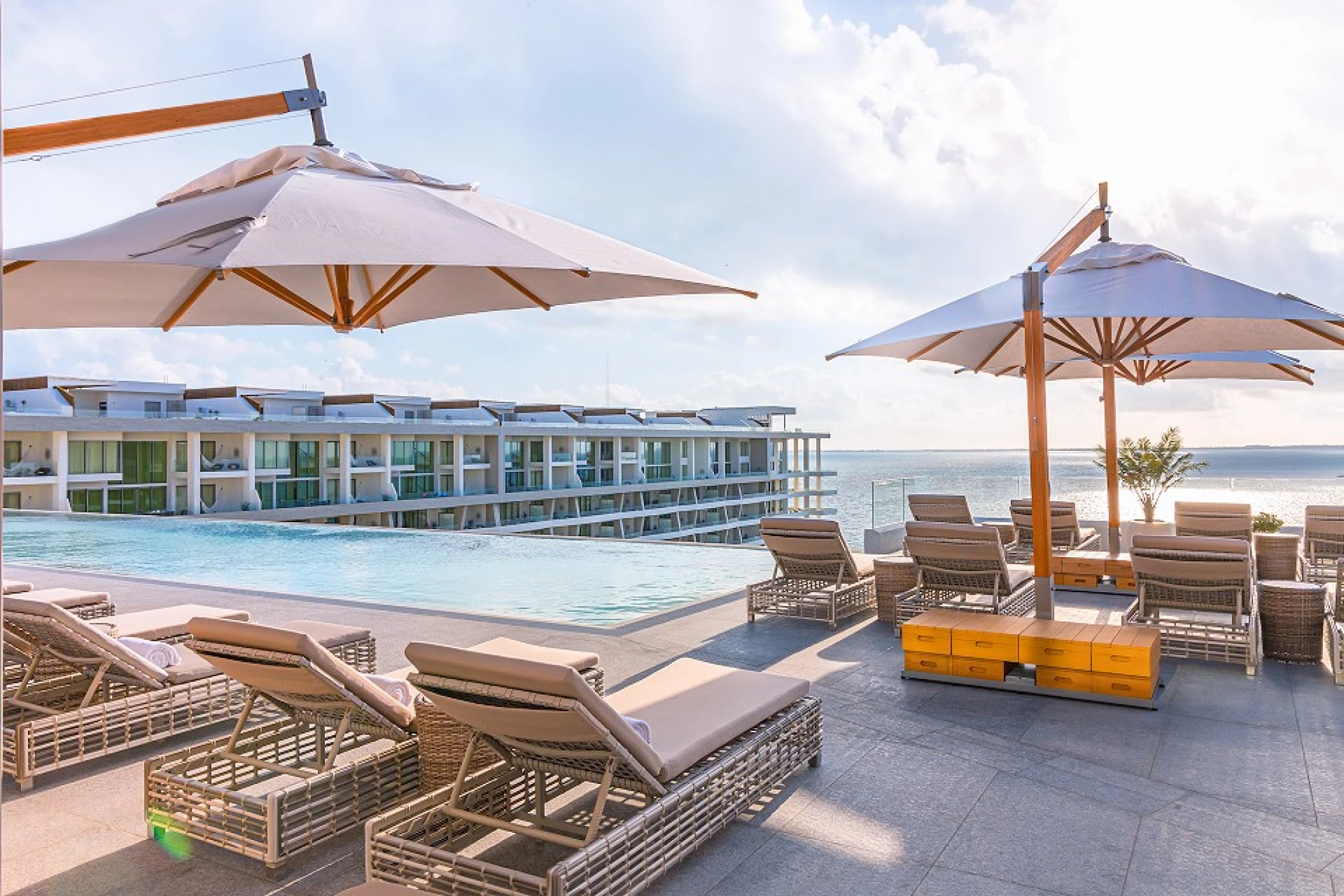 The rooftop at Garza blanca Resort and Spa