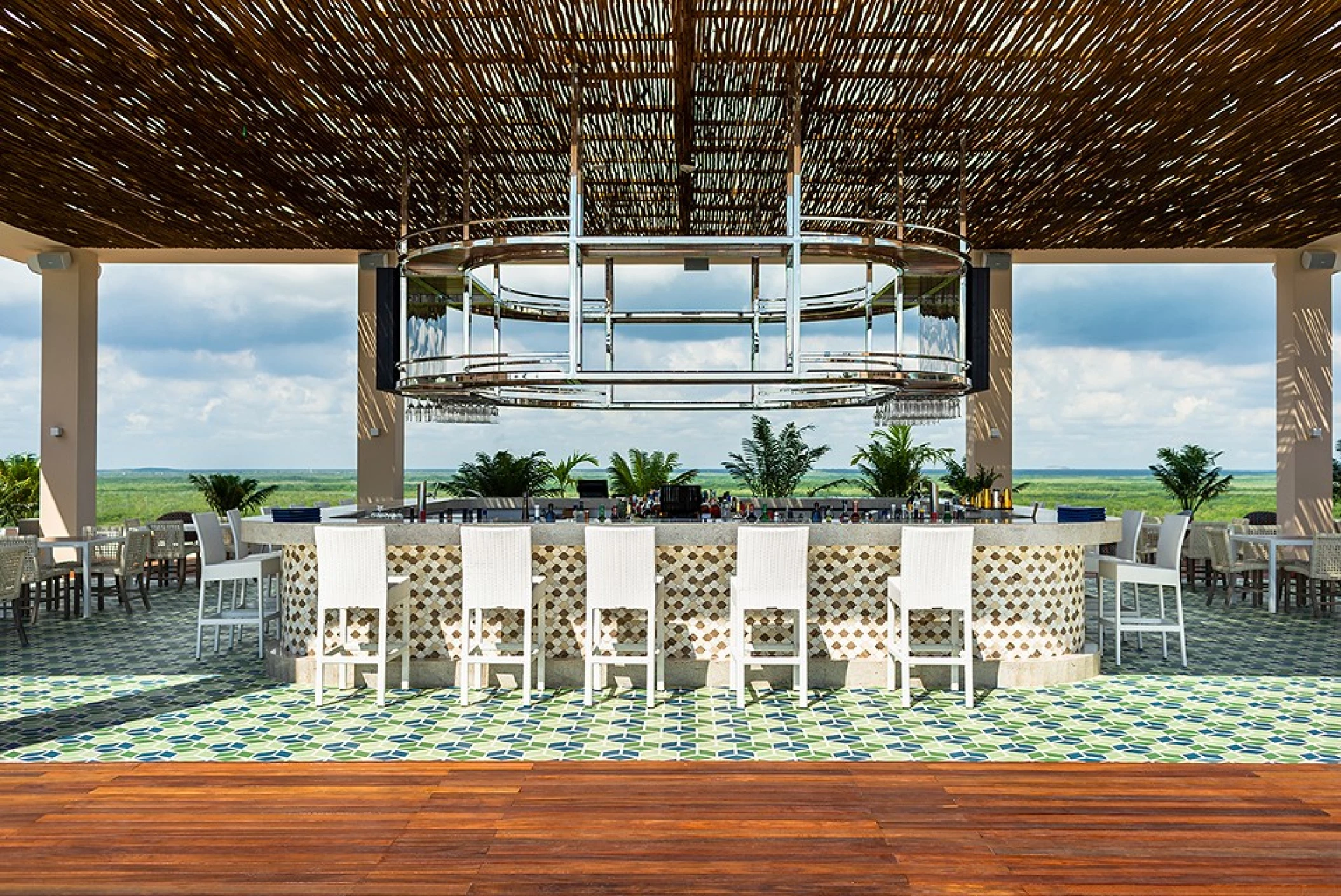 The rooftop at Garza blanca Resort and Spa