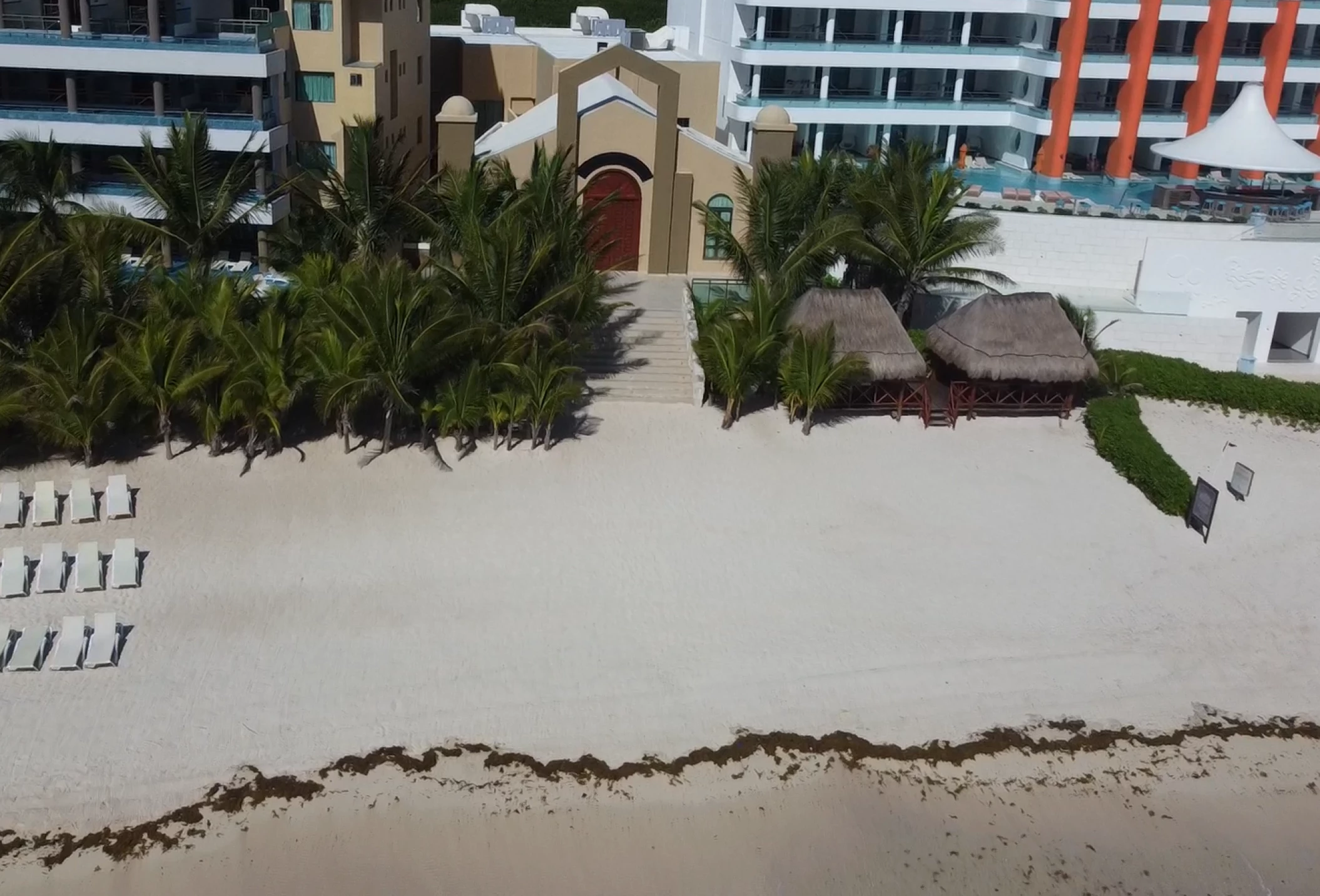 Beach chapel area at Generations Riviera Maya resort