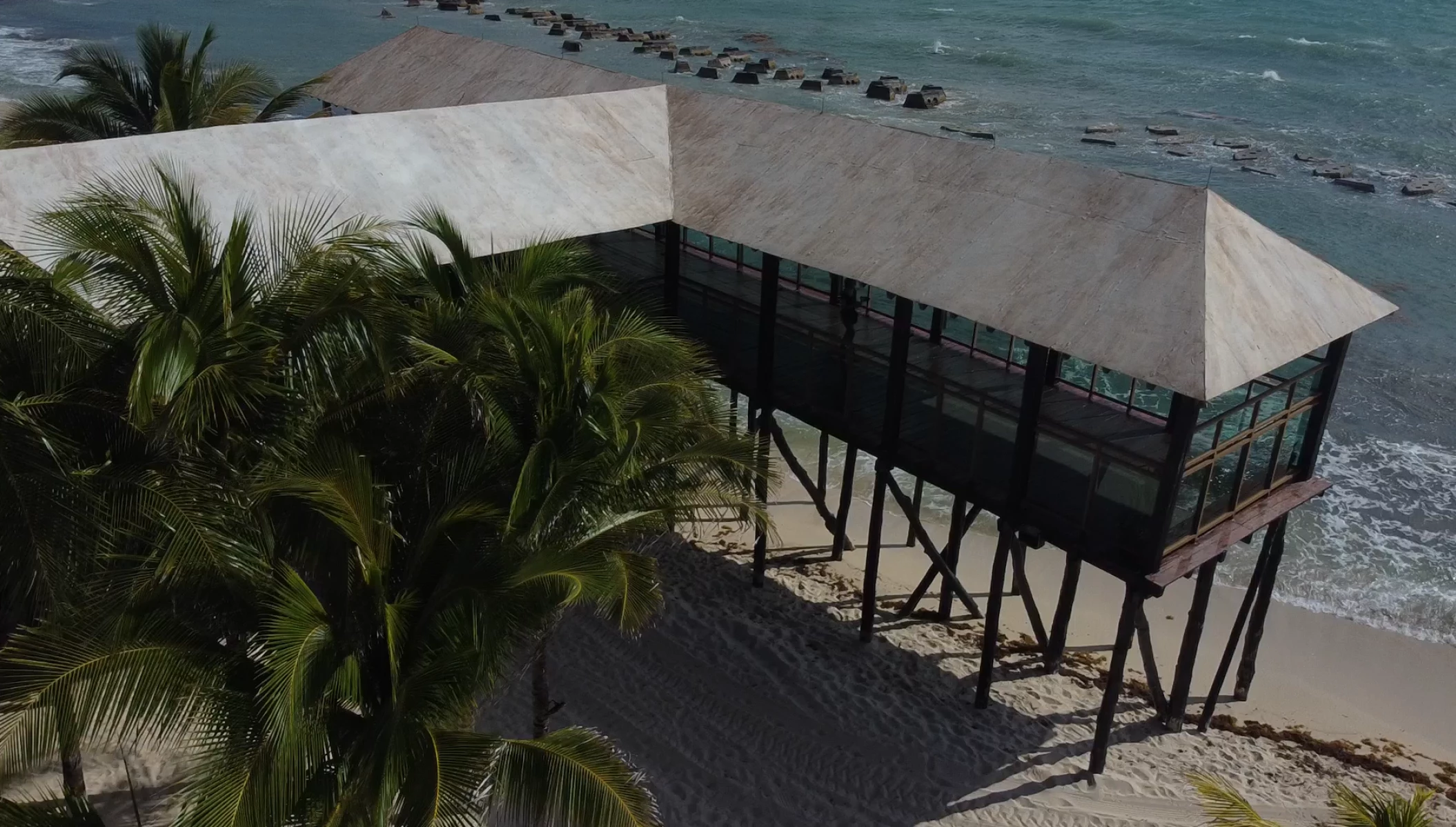 Generations Riviera Maya resort pier deck wedding reception area