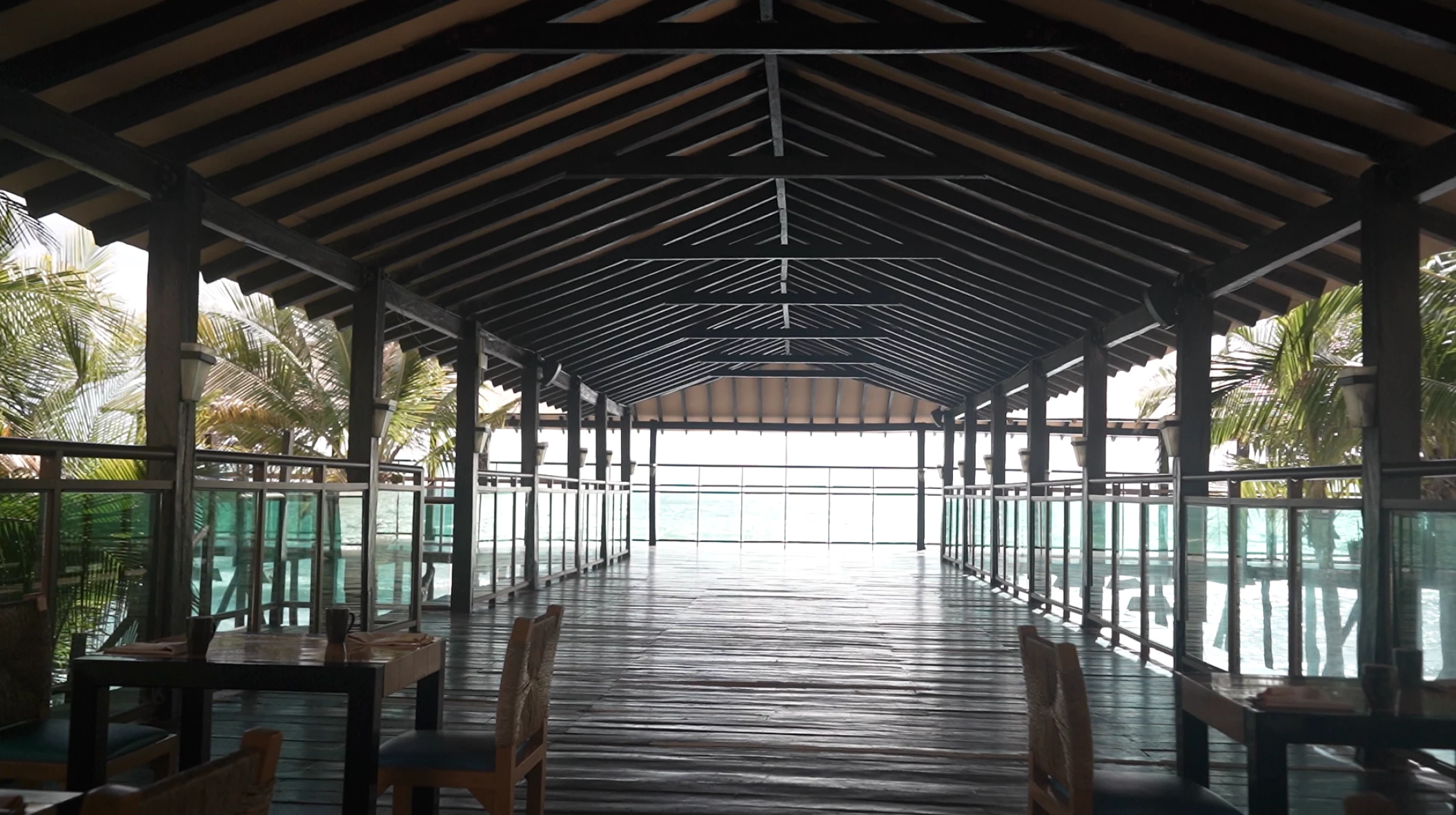 Generations Riviera Maya resort pier deck wedding reception area