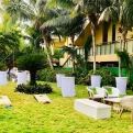 garden wedding reception area at Generations Riviera Maya resort