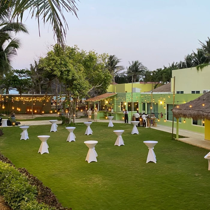 Generations Riviera Maya resort garden wedding reception area