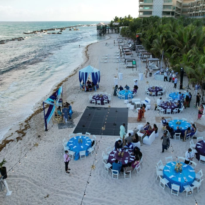 Beach chapel area at Generations Riviera Maya resort