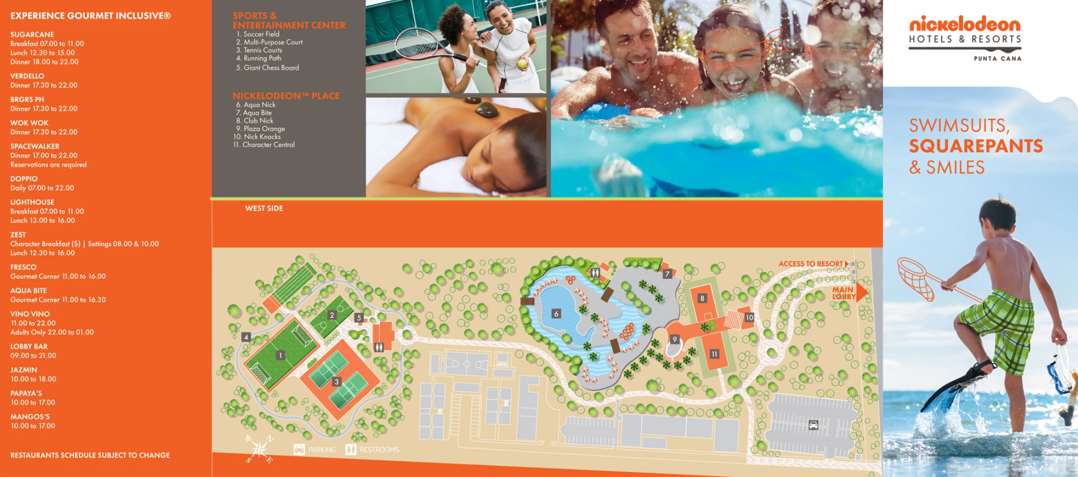 Nickelodeon resorts maps