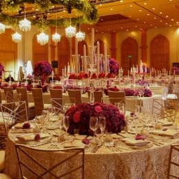 Dinner reception on the Grand master Ballroom at Grand Fiesta Americana Los Cabos