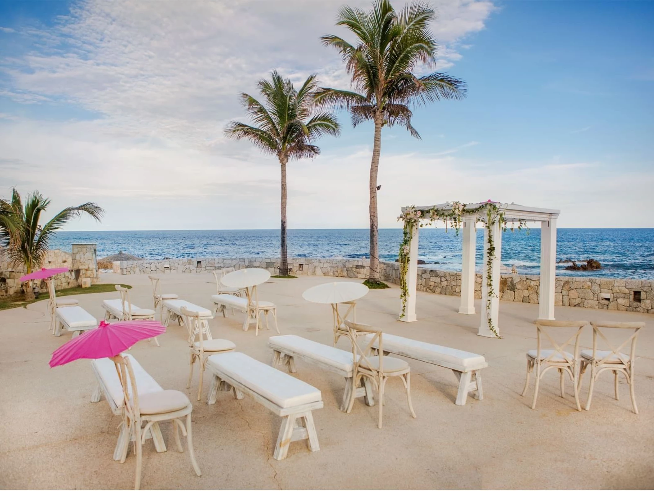 Ceremony decor at Grand Fiesta Americana Los Cabos All inclusive Golf and Spa