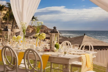 Dinner reception decor at Grand Fiesta Americana Los Cabos All inclusive Golf and Spa