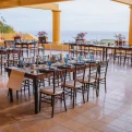 Dinner reception on the fairway terrace at Grand Fiesta Americana Los Cabos