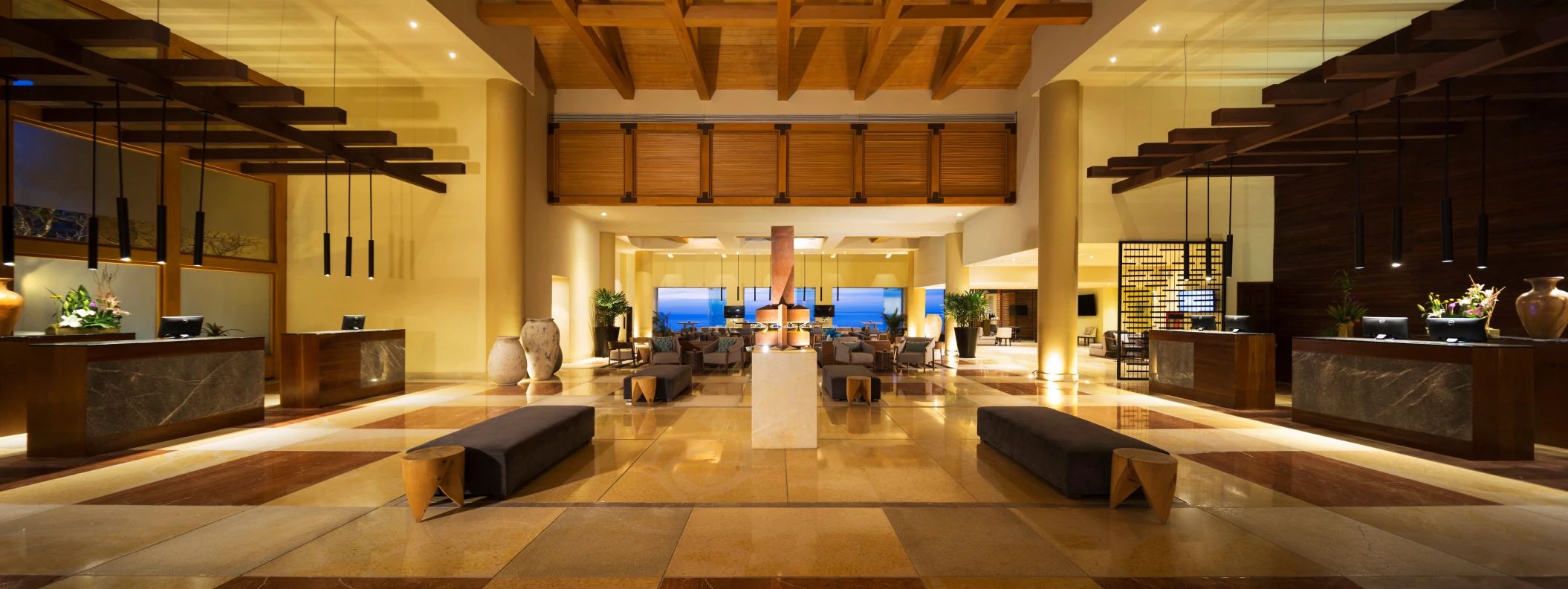 Lobby at Grand Fiesta Americana Los Cabos All inclusive Golf and Spa