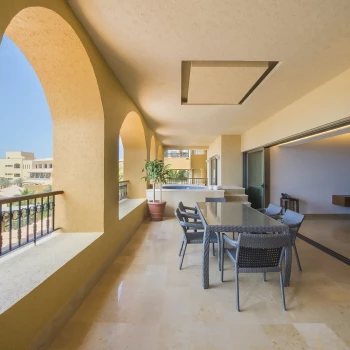 Master suite balcony at Grand Fiesta Americana Los Cabos All inclusive Golf and Spa