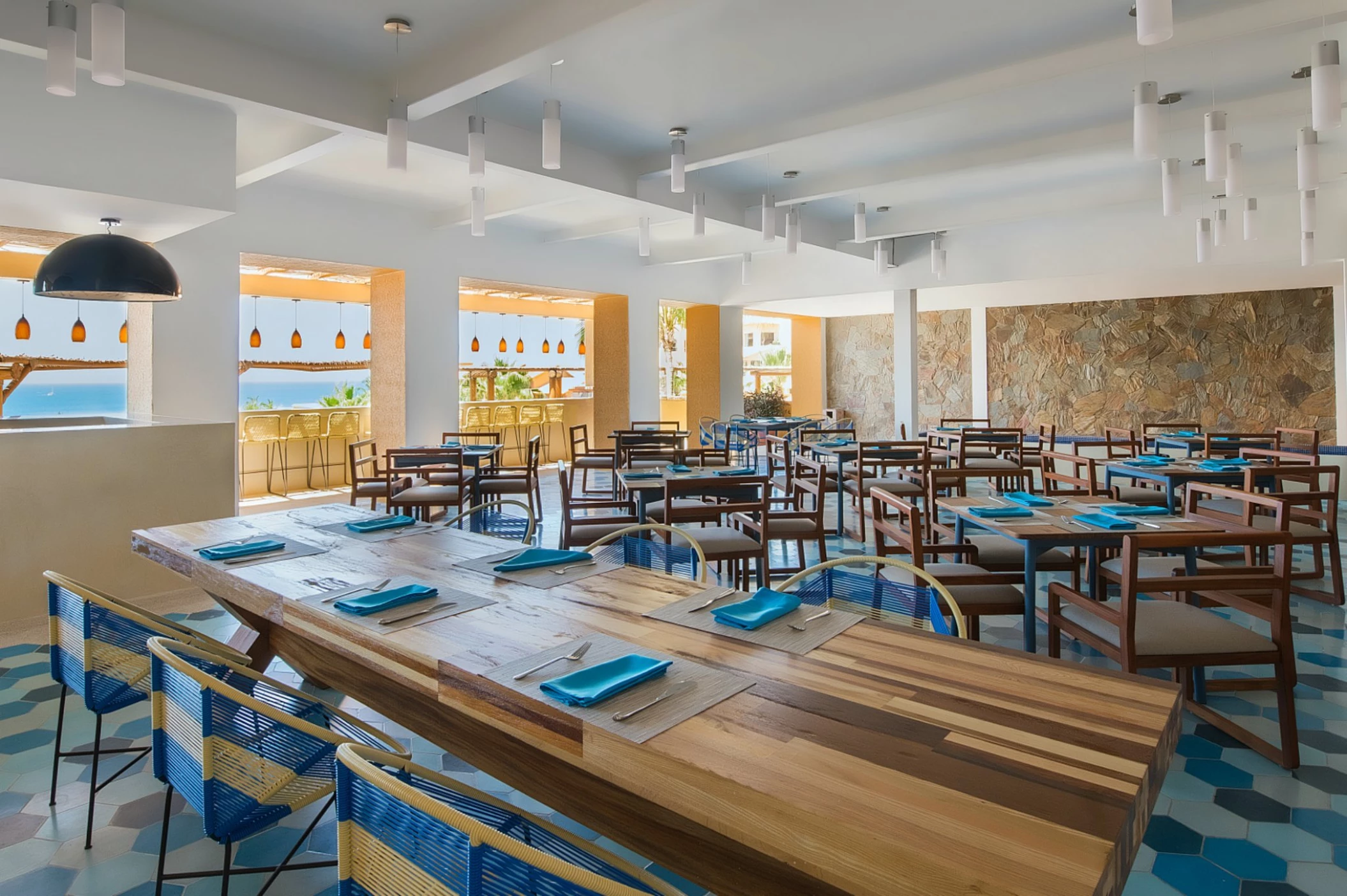 Blu restaurant at Grand Fiesta Americana Los Cabos All inclusive Golf and Spa