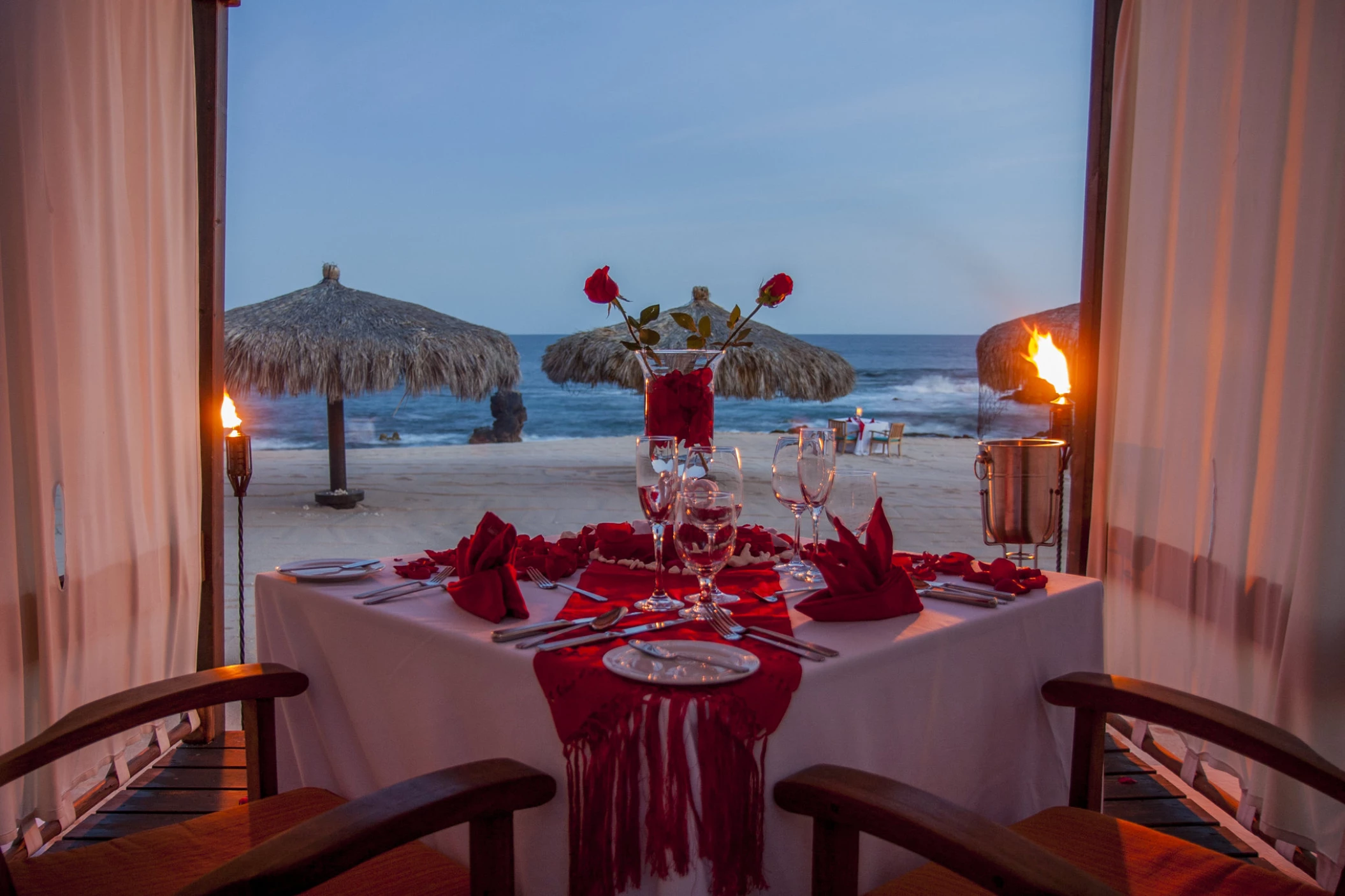 Romantic and private dinner at Grand Fiesta Americana Los Cabos All inclusive Golf and Spa