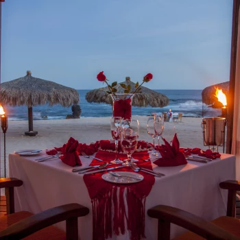 Romantic and private dinner at Grand Fiesta Americana Los Cabos All inclusive Golf and Spa