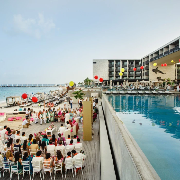 Indian ceremony at Grand Hyatt Playa del Carmen