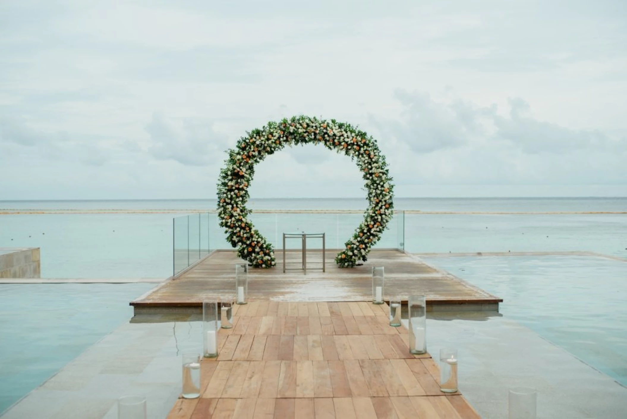 Ceremony decor at Grand Hyatt Playa del Carmen