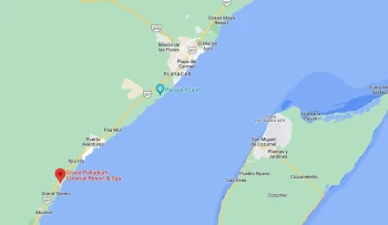 Google maps of grand palladium colonial resort and spa