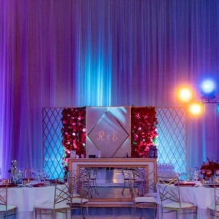 Wedding reception on the ballroom at Grand Palladium Costa Mujeres