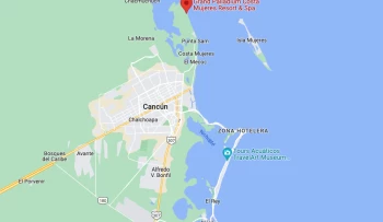 Google maps of Grand Palladium Costa Mujeres