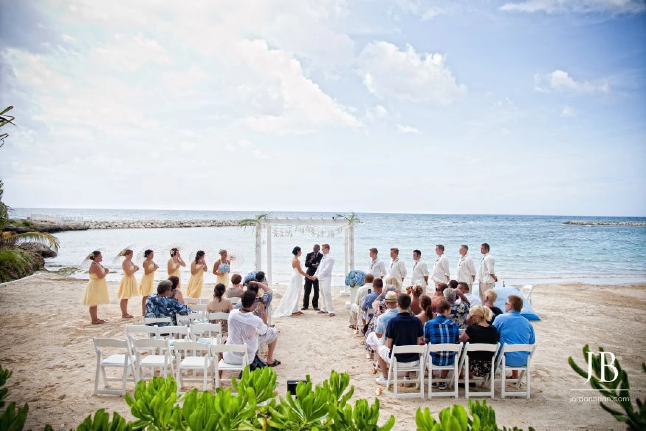 Beach ceremony at Grand Palladium Jamaica