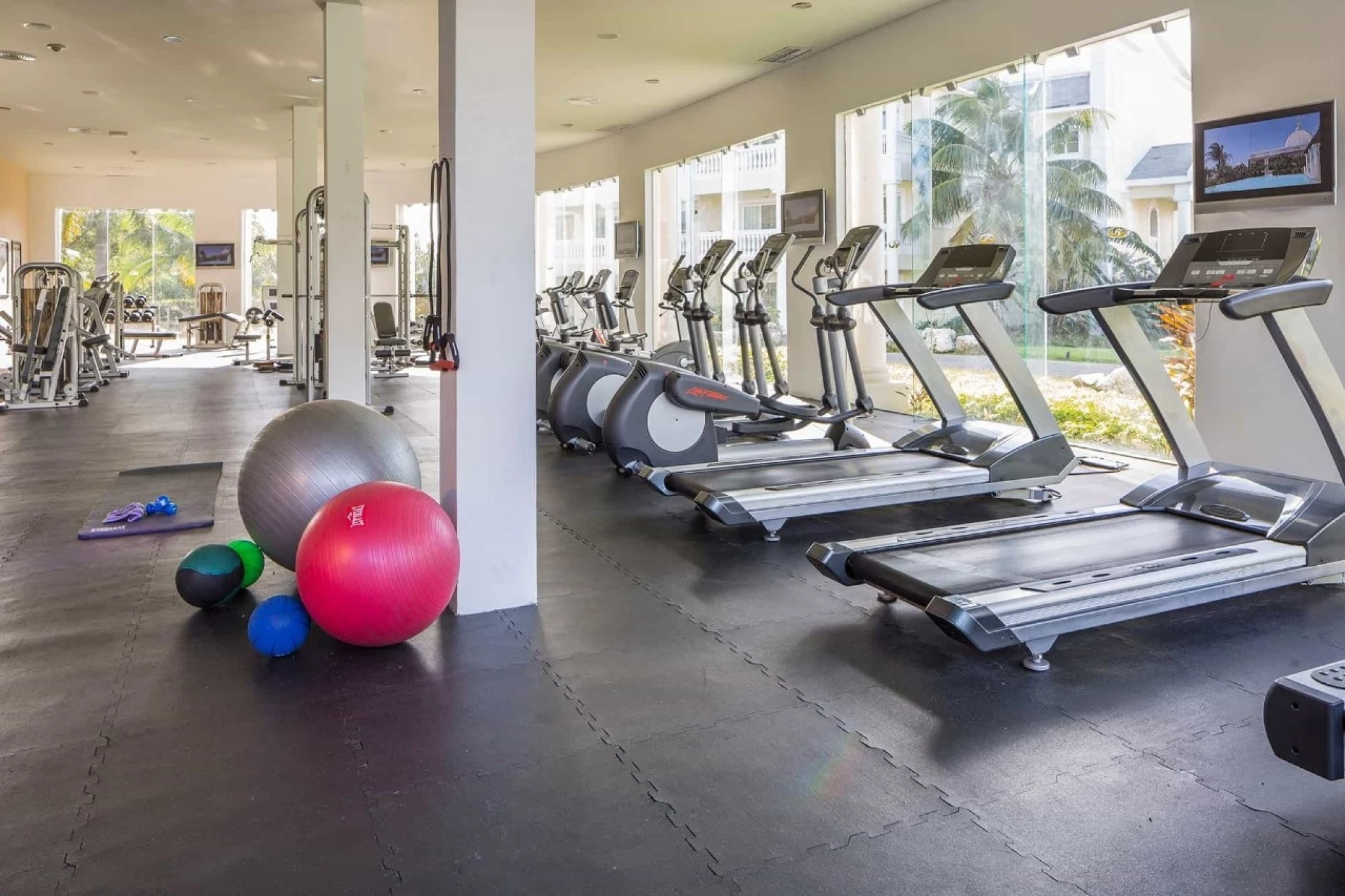 Fitness center at Grand Palladium Jamaica