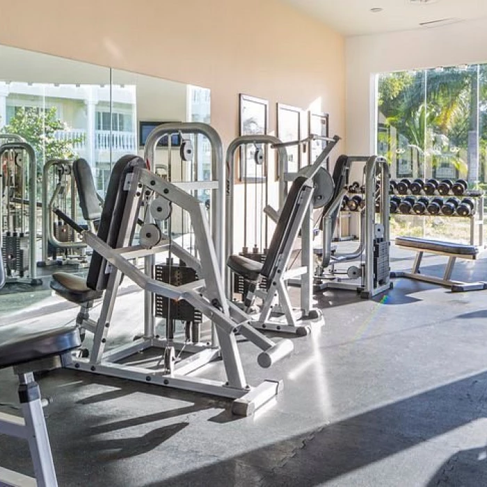 Fitness center at grand palladium lady hamilton