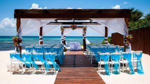 Grand Riviera Princess beach wedding venue