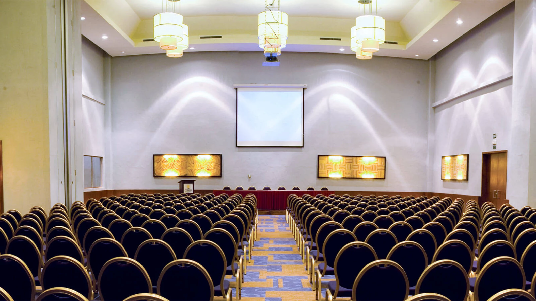 Grand Riviera Princess convention center wedding reception area