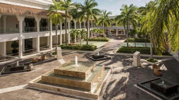 Grand Riviera Princess plaza with fountain