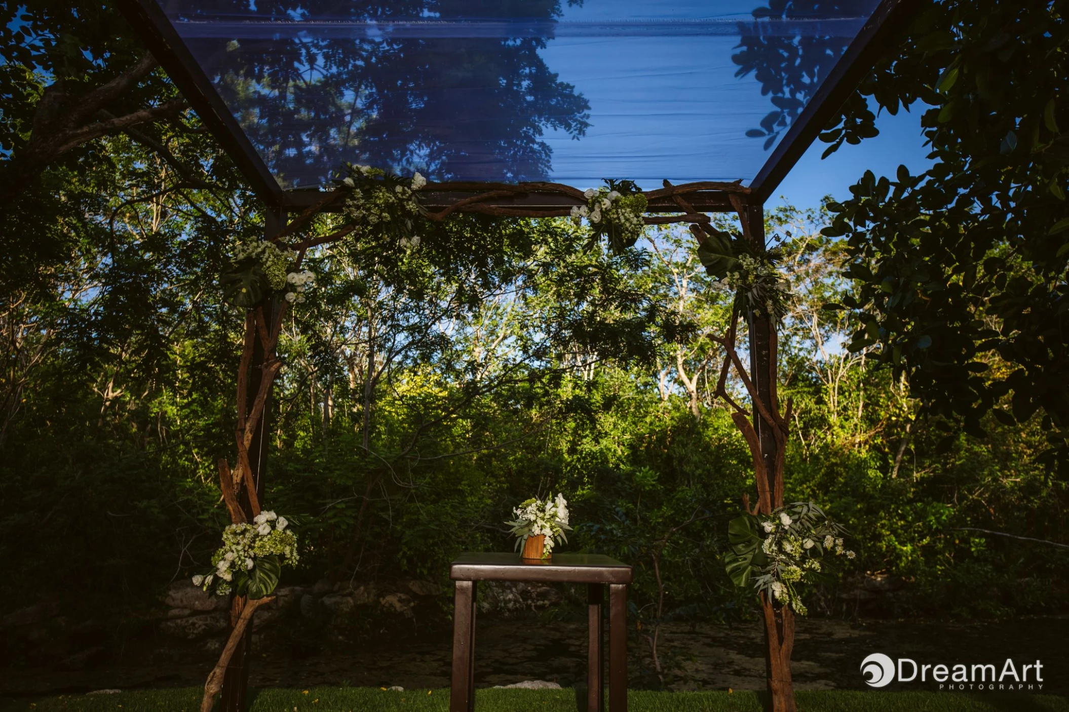 Ceremony in Chaka Garden venue at Grand Velas