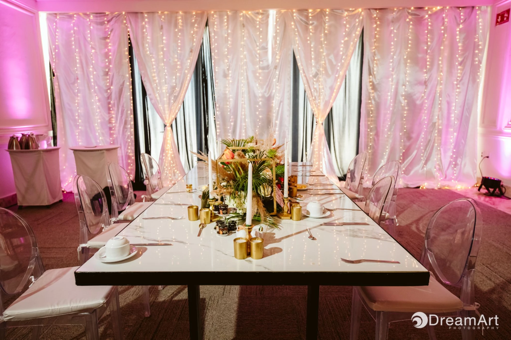 Dinner reception in Convention Center at Grand Velas