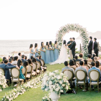 Ceremony on the azul beach at grand velas los cabos