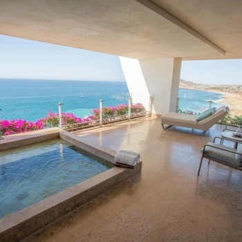 Balcony view from suite at Grand Velas Los Cabos Resort