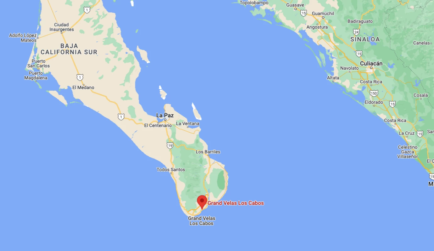 Google maps of grand velas los cabos resort